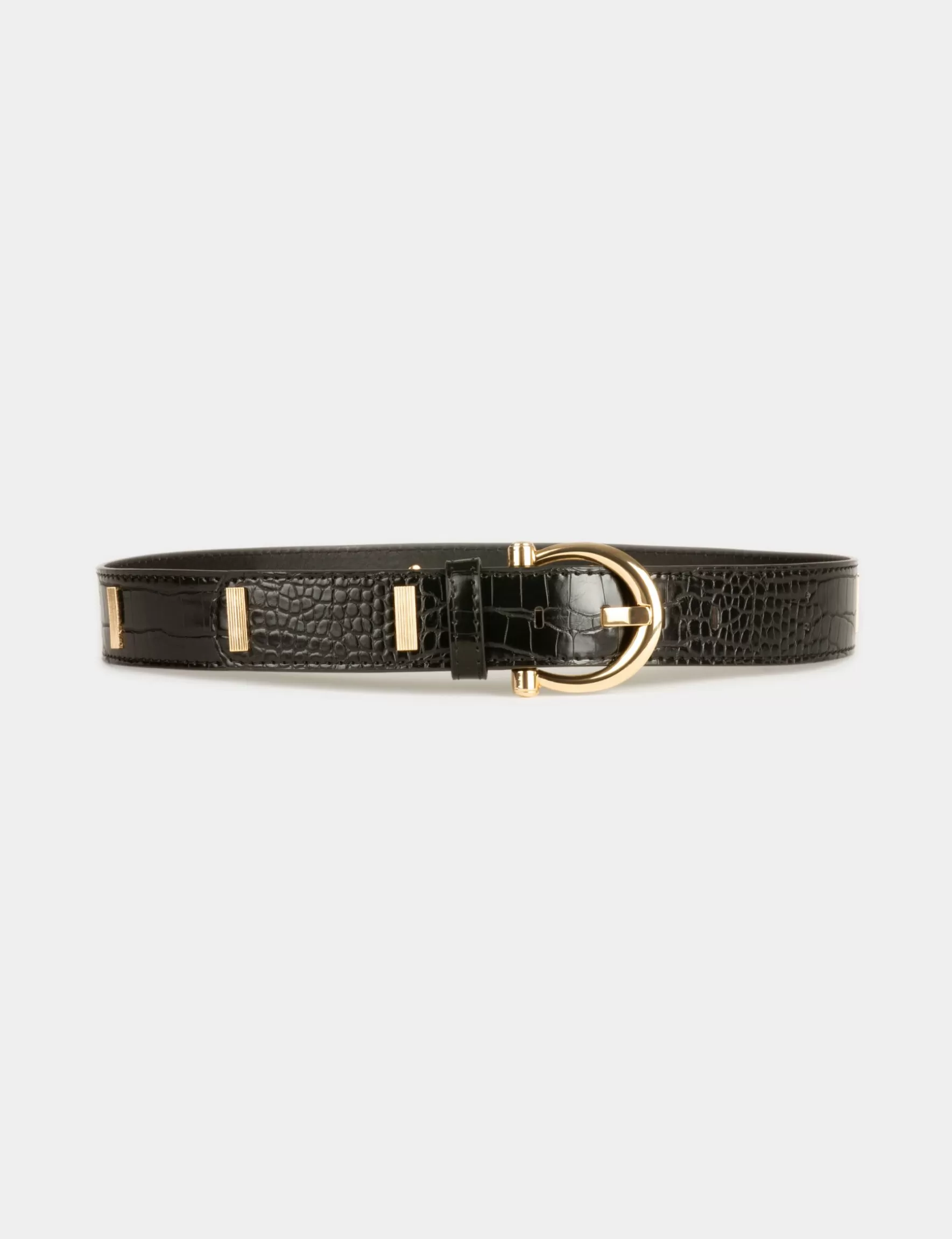 Accessories MORGAN ^Belt croc effect ladies' black