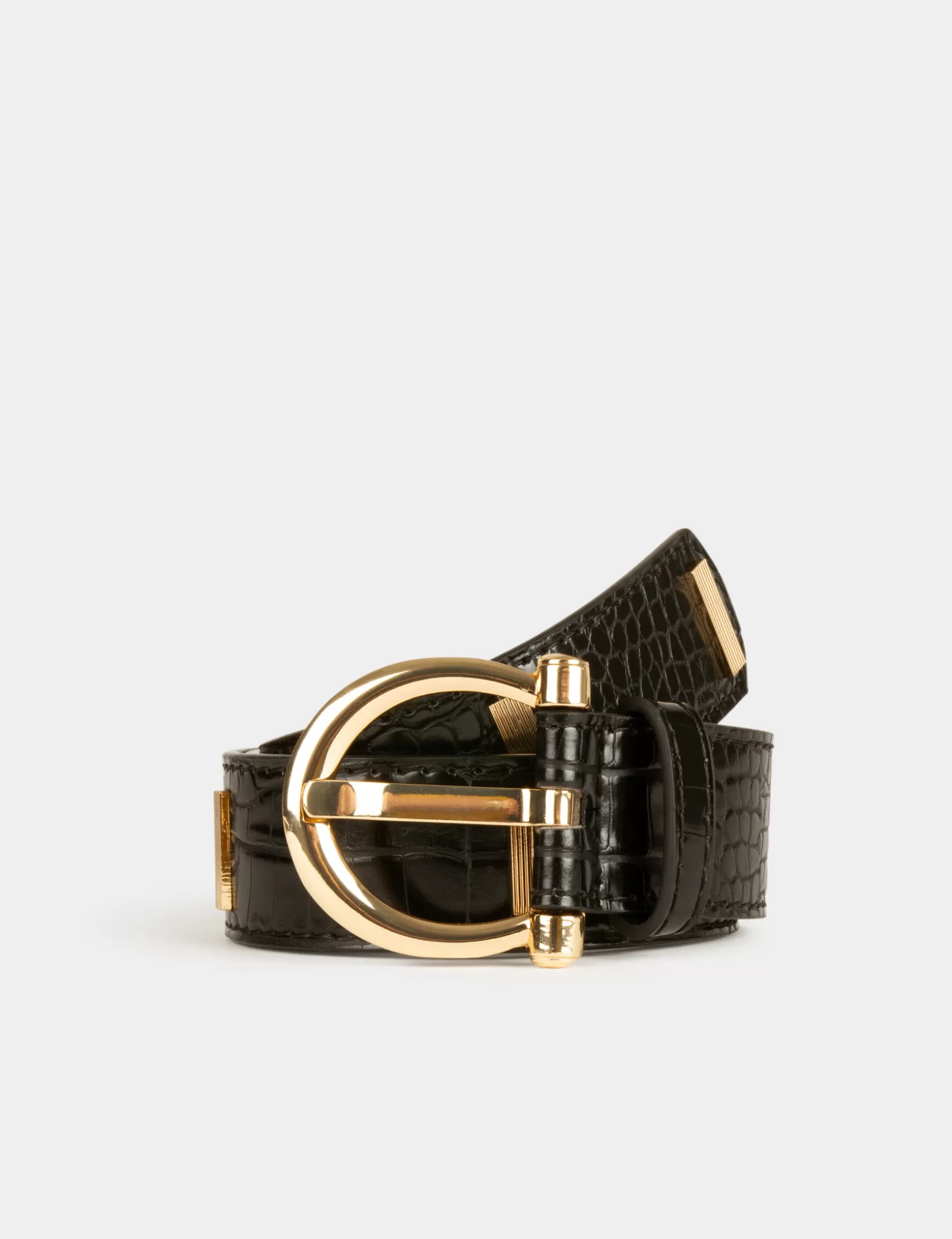 Accessories MORGAN ^Belt croc effect ladies' black