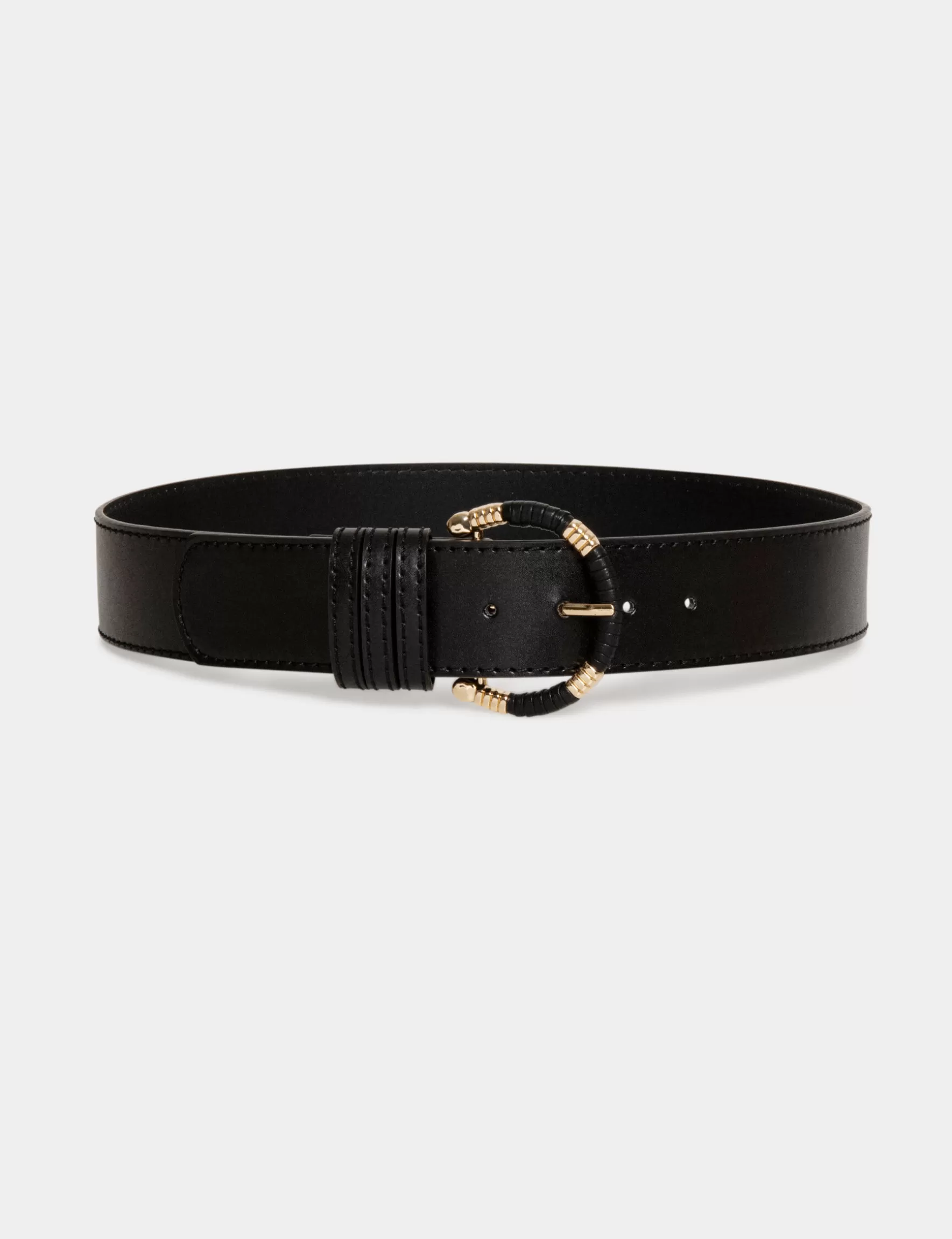 Accessories MORGAN ^Belt with wrapped buckle ladies' black