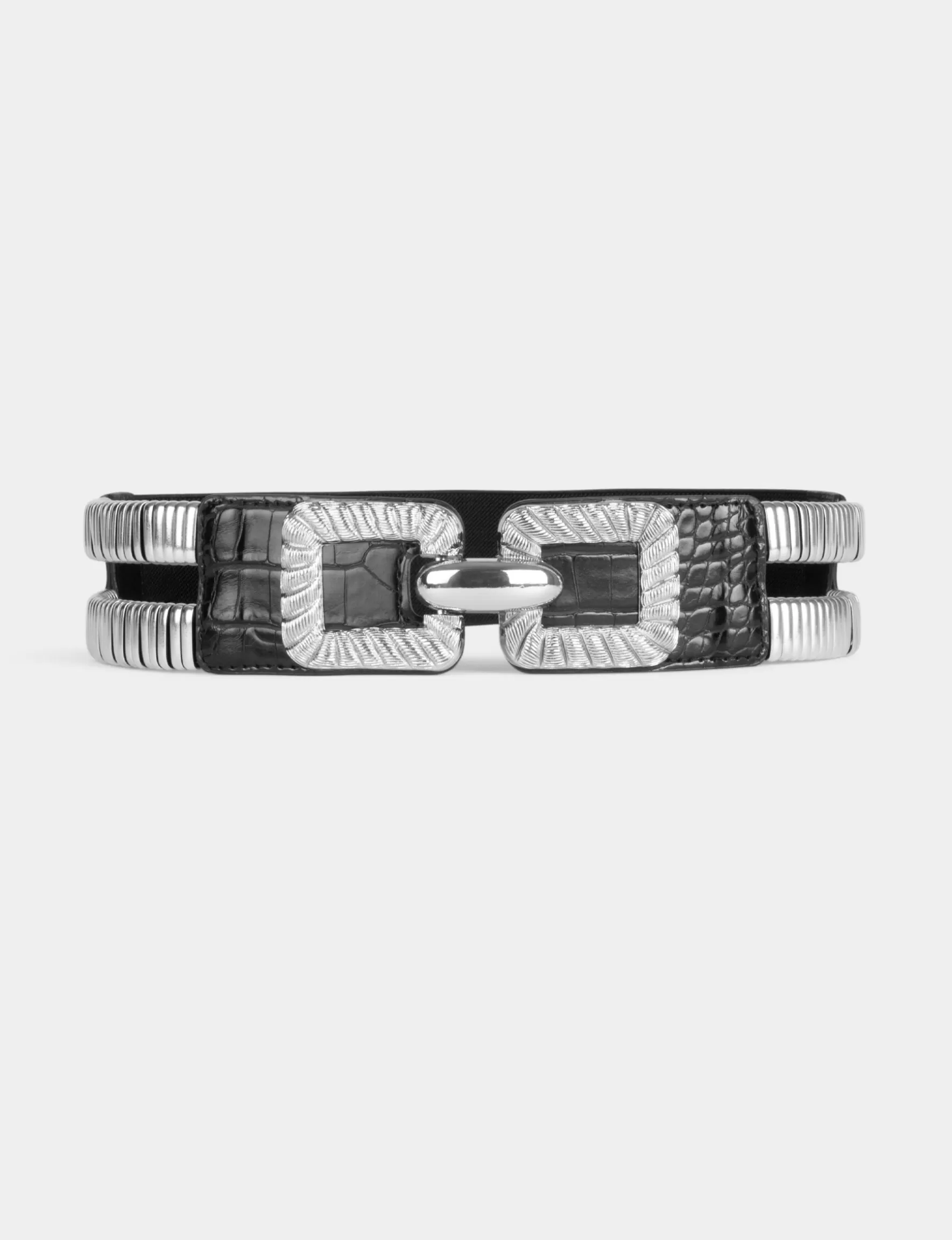 Accessories MORGAN ^Elasticised belt croc effect ladies' black