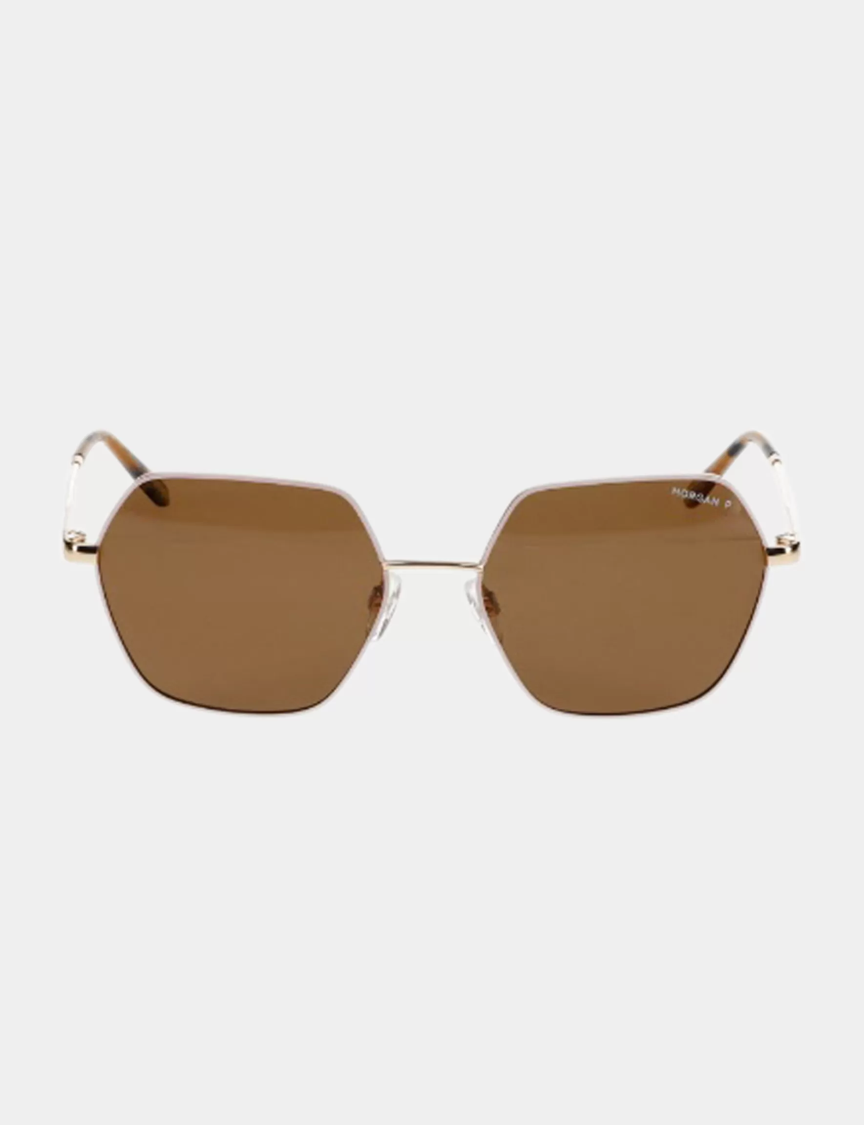 Accessories MORGAN ^Hexagonal sunglasses ladies' beige