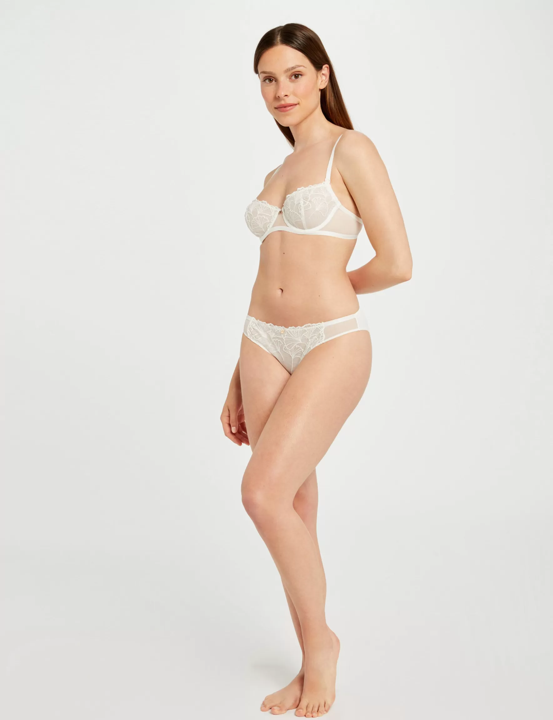 Clothes MORGAN ^Lace brief ladies' ivory