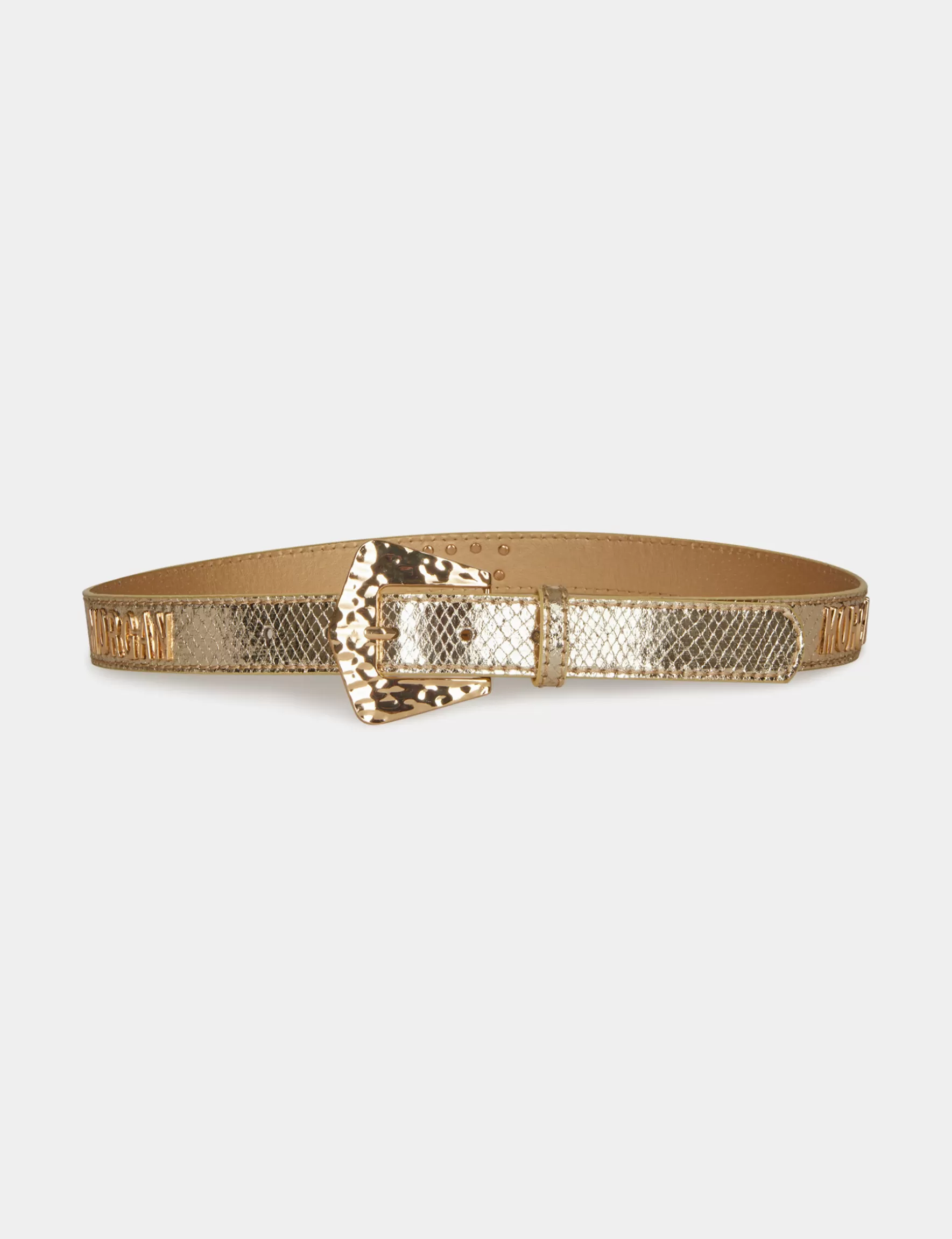 Accessories MORGAN ^ belt with snake effect ladies' gold