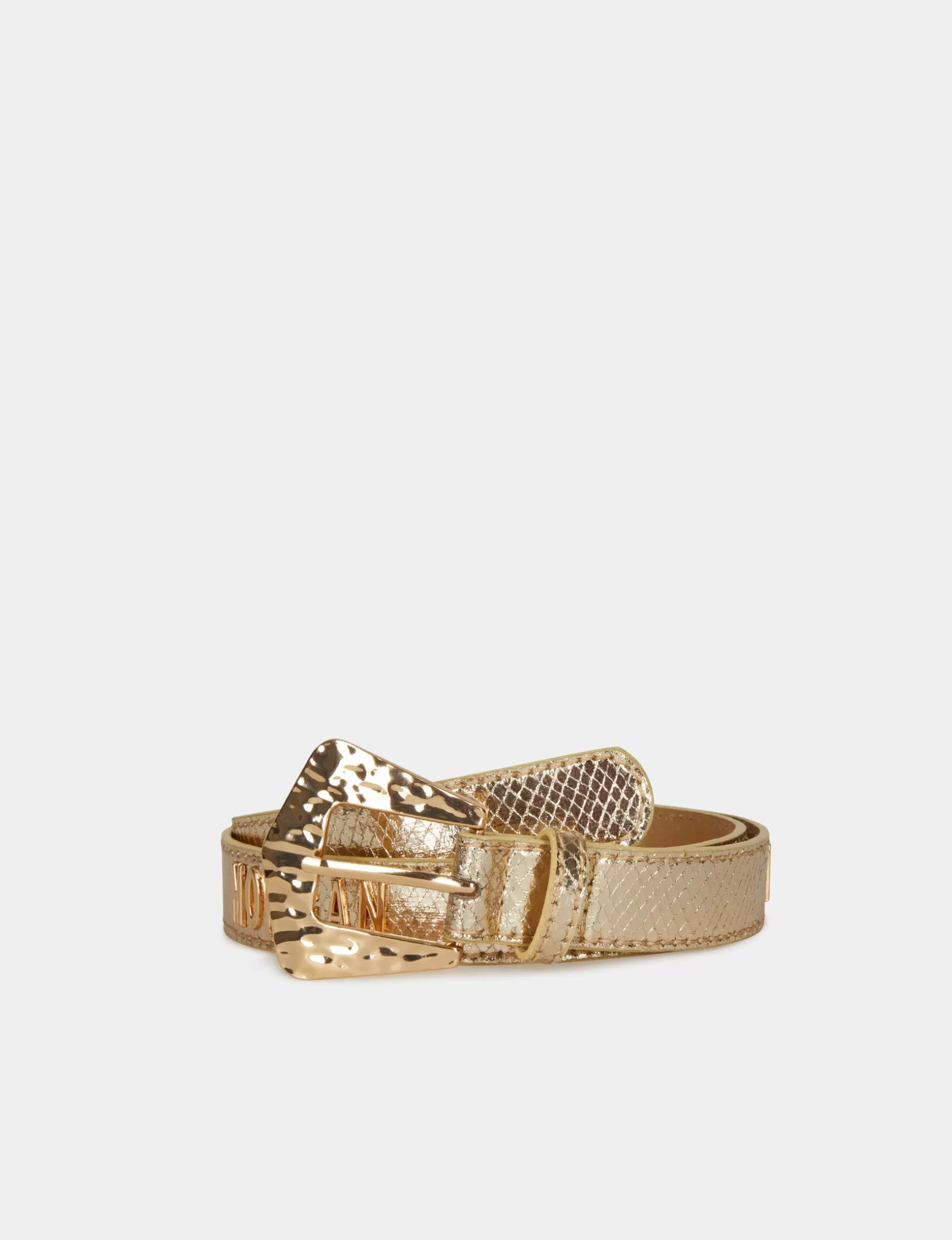 Accessories MORGAN ^ belt with snake effect ladies' gold