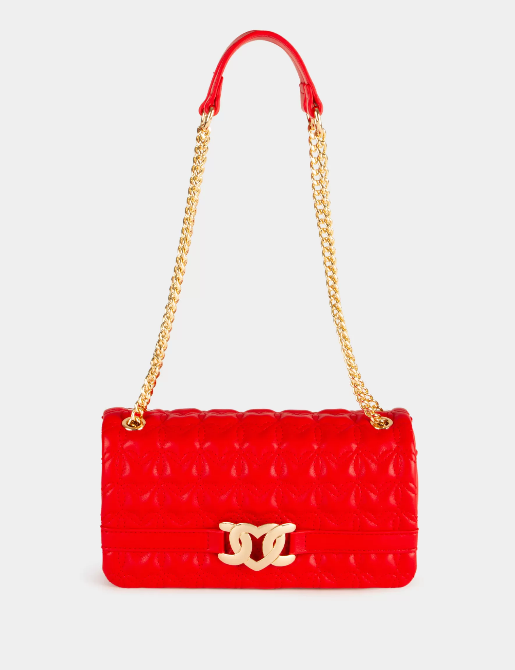 Accessories MORGAN ^Quilted bag with ornament ladies' red