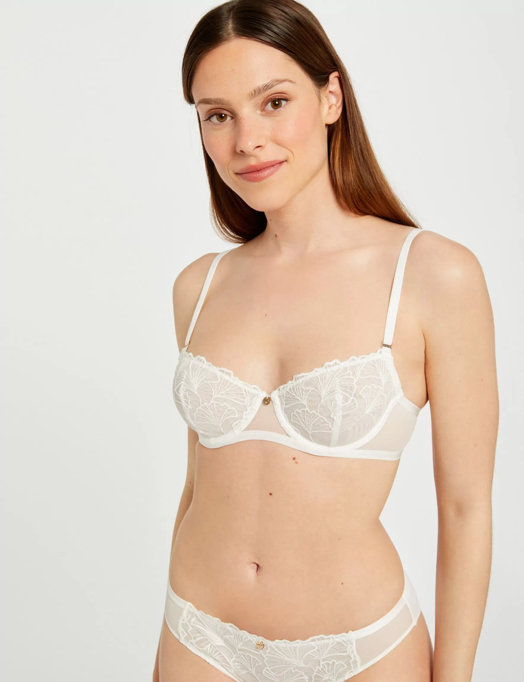 Clothes MORGAN ^Underwire bra ladies' ivory