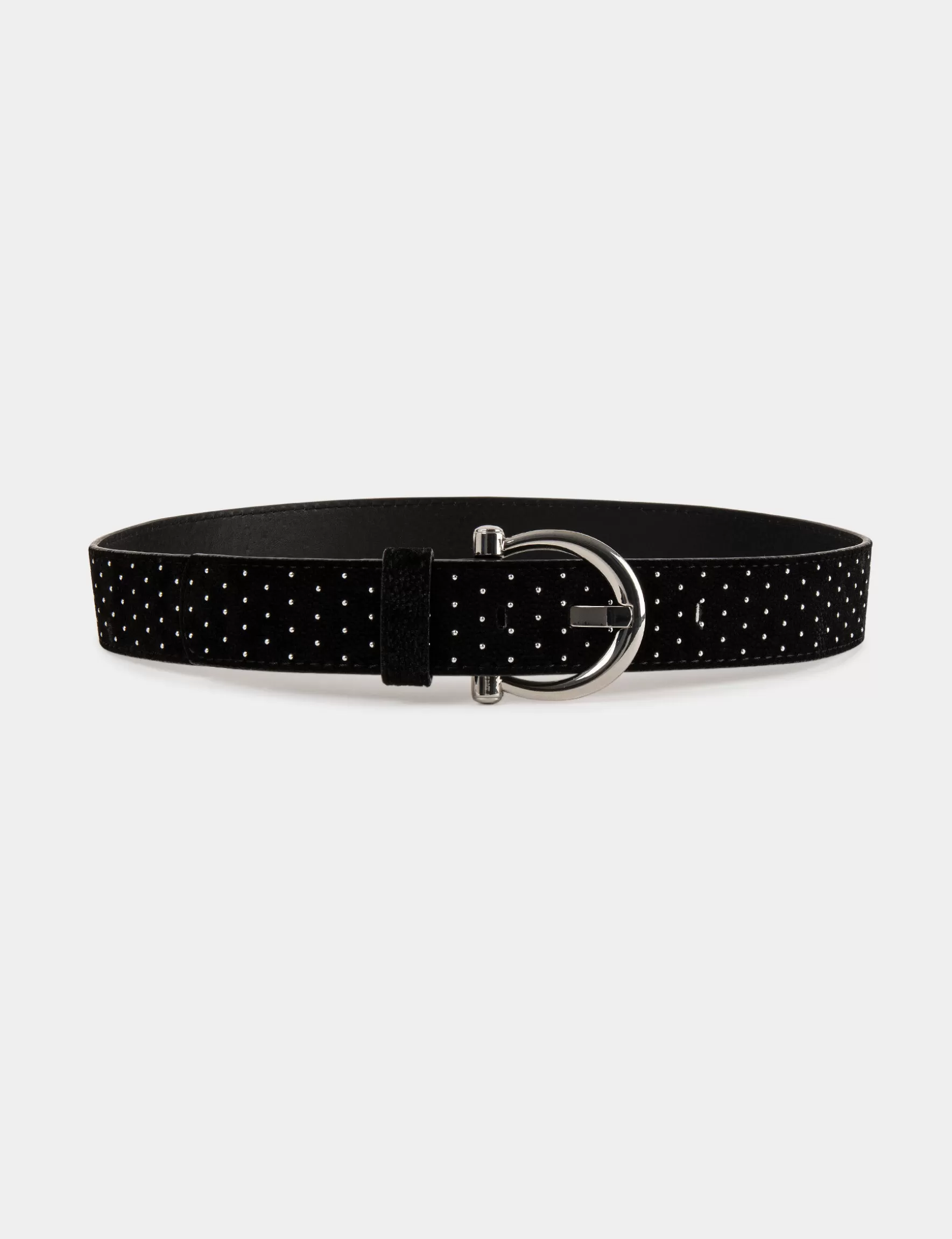 Accessories MORGAN ^Velvet belt with studs ladies' black